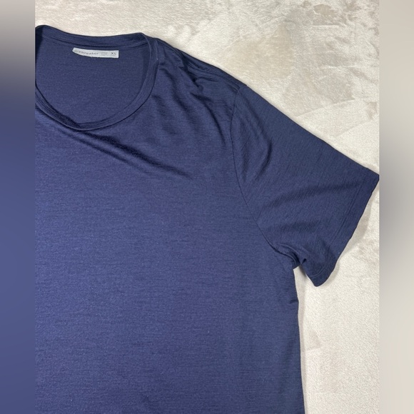 Icebreaker Men’s Navy Blue Crewneck Short Sleeve T-Shirt Size XL - Picture 3 of 13